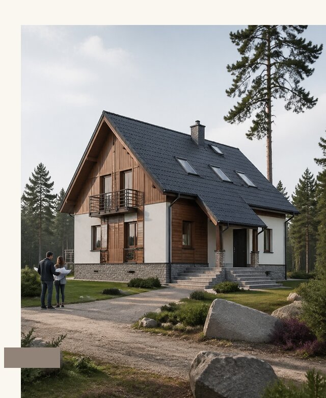 Проект дома 10 на 10 с мансардой в Биробиджане от 5575900 р. | А3дПро-Брб